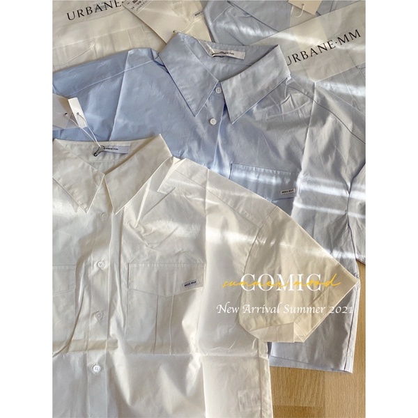 Set áo sơ mi croptop - chân váy dù | BigBuy360 - bigbuy360.vn