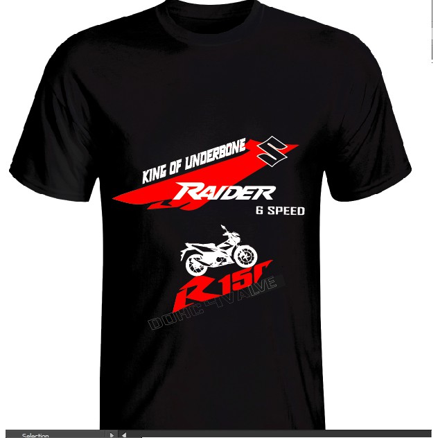 Áo tem xe suzuki raider