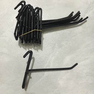 Móc Sắt Đen 50 Chiếc Tay Cài Lưới Sắt Đen 10Cm Treo Phụ Kiện SHOP