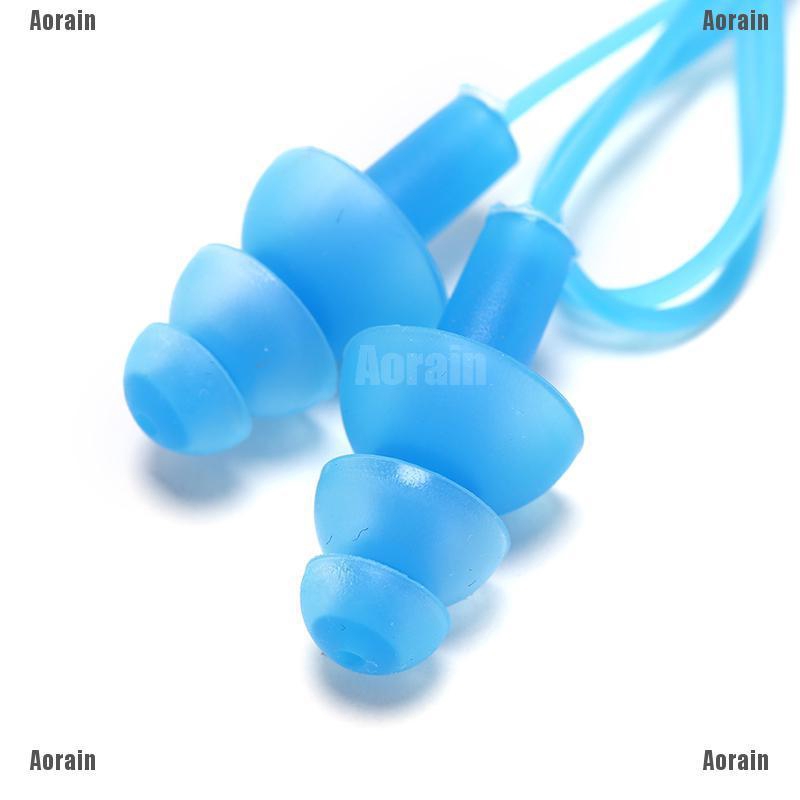 Nút Bịt Tai Bằng Silicone Chống Tiếng Ồn Kèm Dây Đeo An Toàn
