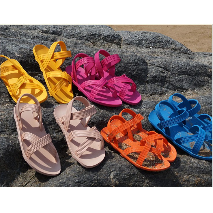 Sandal đi biển siêu nhẹ nhiều màu nổi bật - MS96