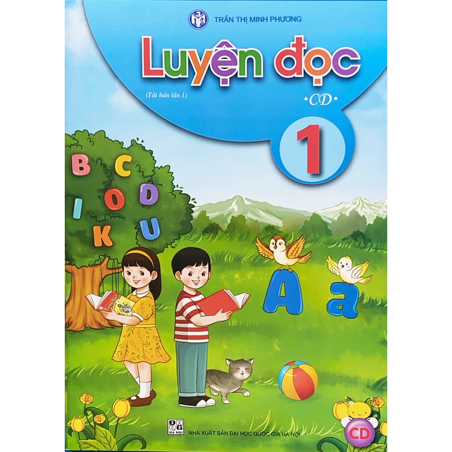 Sách Luyện đọc 1 (CD) và 3 tập nhãn vở cấp 1 72c