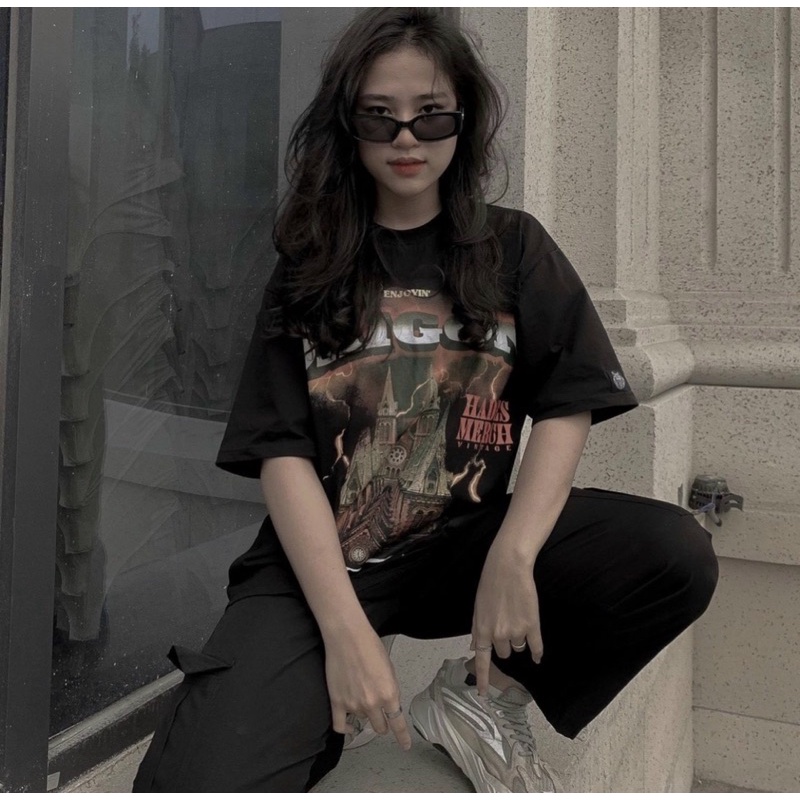 Áo Thun HADES SAIGON SPIRIT BLACK TEE Full Tag Hãng - DIONS STORE