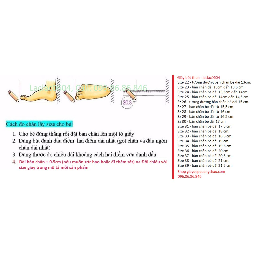 [Form nhỏ chọn tăng size] Bốt thun cao cổ Quảng Châu cho bé trai và bé gái từ 1-5 tuổi mã 801-802-803