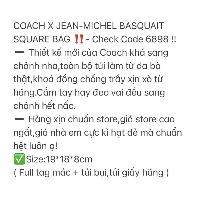 💥Túi COACH hộp Chuối Xuất Mỹ - Xuất Dư - Sẵn hàng💥 | BigBuy360 - bigbuy360.vn