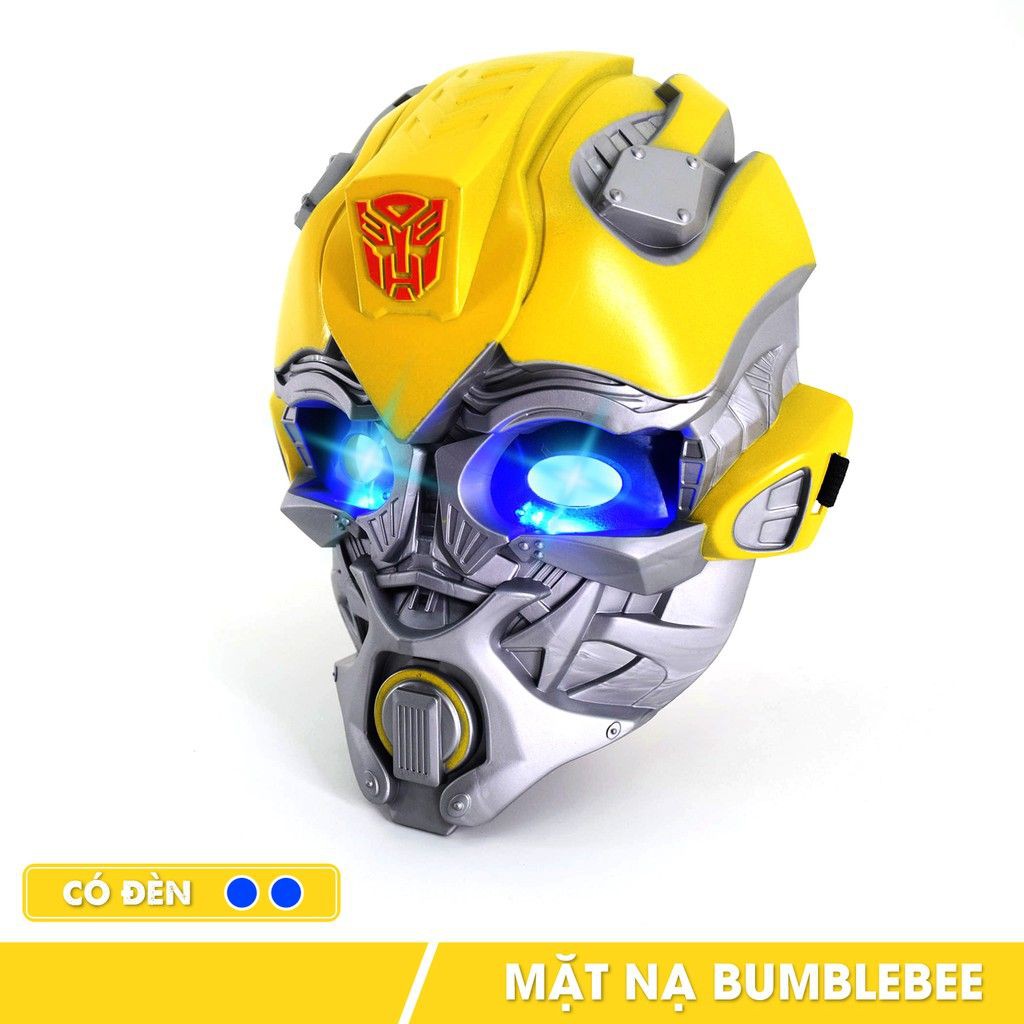 Mặt nạ đồ chơi hóa trang nhân vật Bumblebee cho trẻ em lứa tuổi 3+ nhựa PP an toàn