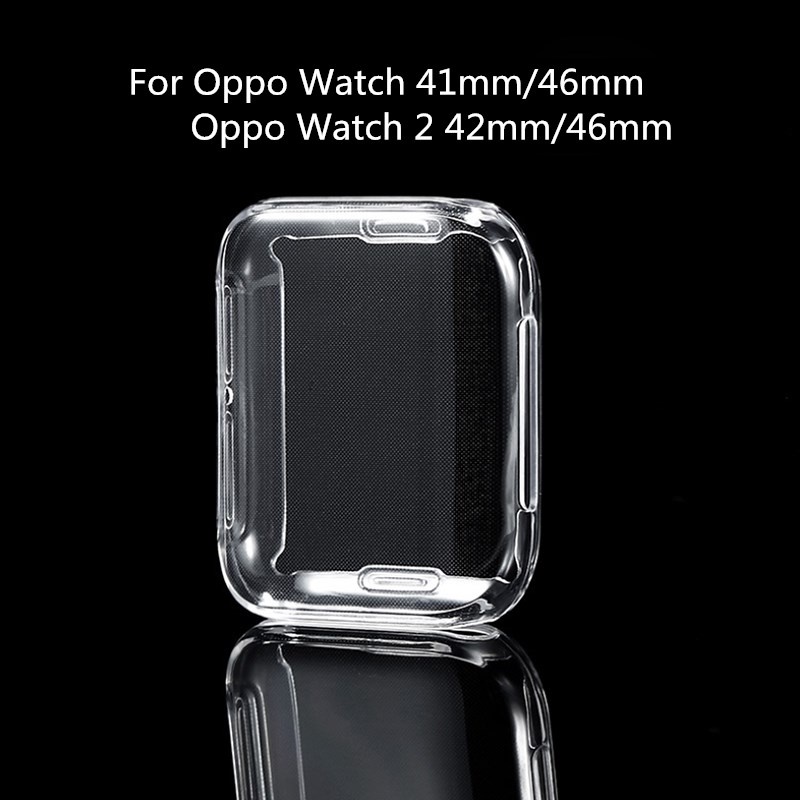 Ốp TPU chất lượng cao bảo vệ mặt đồng hồ thông minh Oppo Watch 41mm 42mm 46mm
