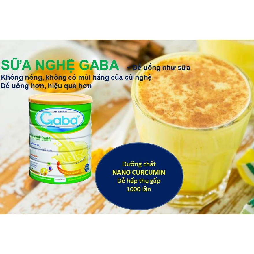 Sữa nghệ GABA curcumin