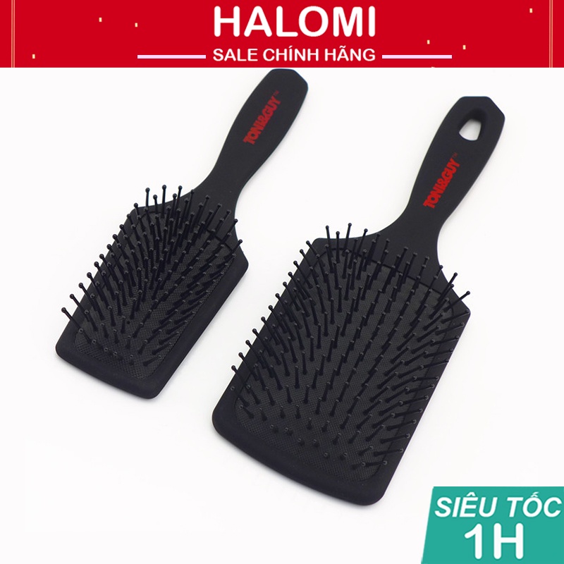 Lược chải tóc gỡ rối tạo kiểu Tony&Guy dạng bàn chải chuyên dụng làm tóc chính hãng HALOMI
