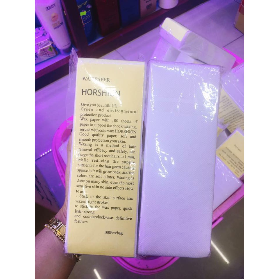 GIẤY WAX LÔNG HORSHION BỊCH 100 TỜ