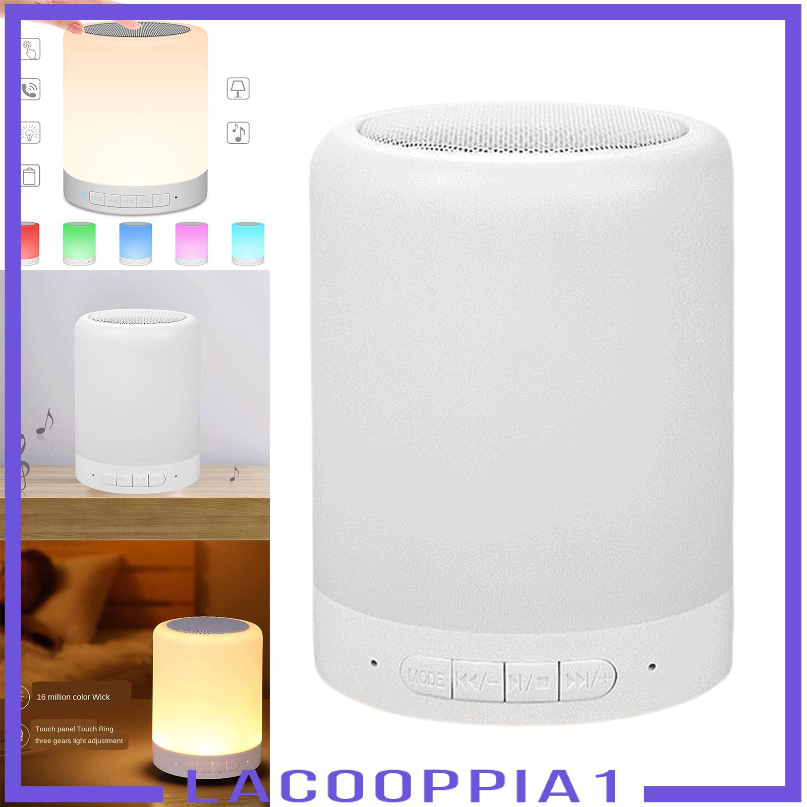 Loa Lapopopia1 Có Đèn Led Kết Nối Bluetooth Có Micro Và Phụ Kiện