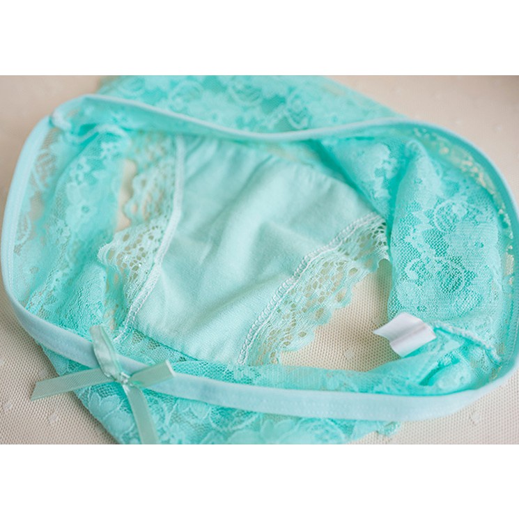 Quần lót nữ nơ ren sexy gợi cảm cao cấp mềm mại xuyên thấu gợi cảm | BigBuy360 - bigbuy360.vn