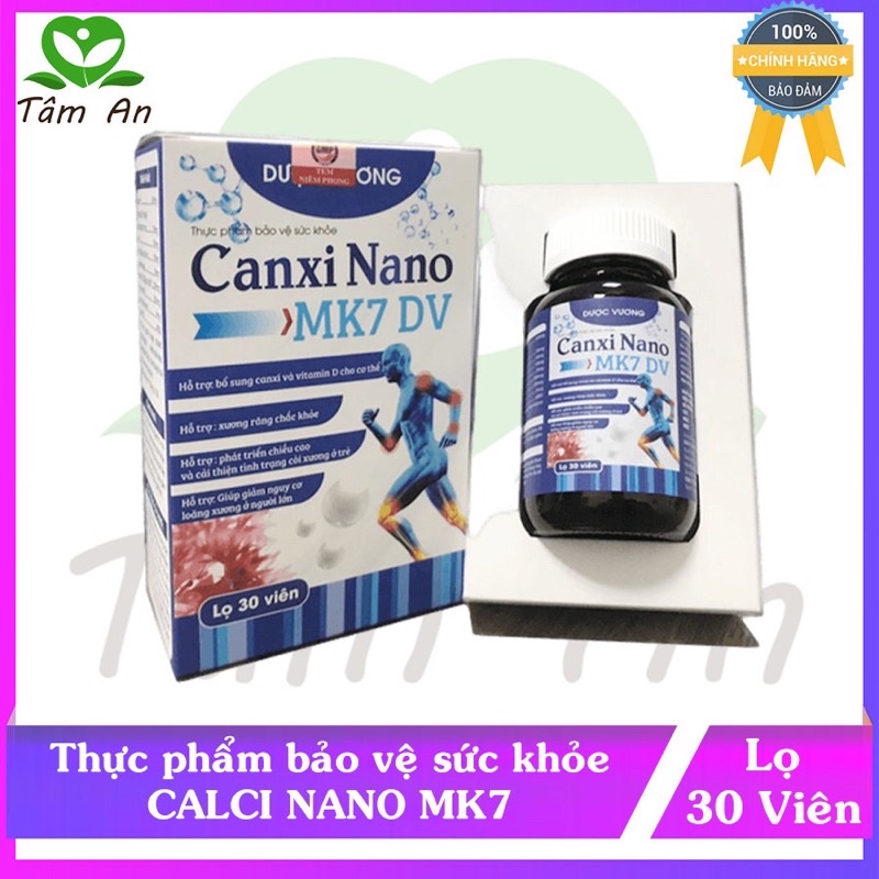 canxi nano mk7- hỗ trợ xương khớp , phát triển chiều cAo cho bé