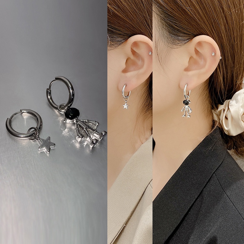 Đôi Khuyên Tai Nữ Đính Đá Lấp Lánh Thời Trang