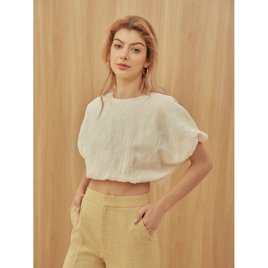 COCO SIN - Áo Croptop Tay Phồng