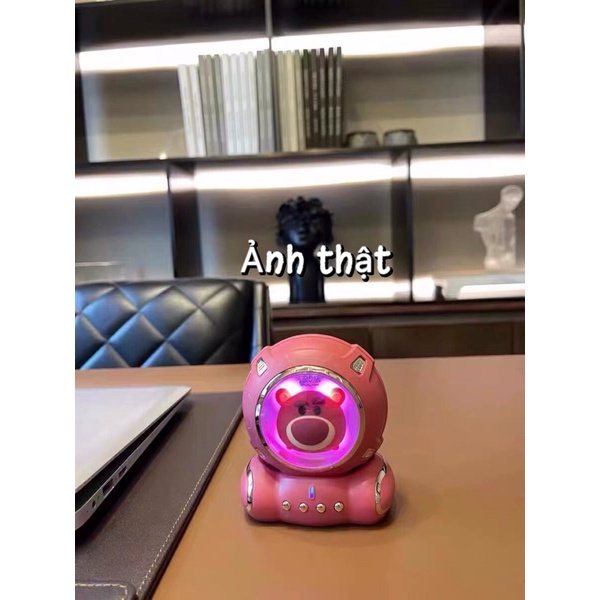 Loa bluetooth gấu dâu , mickey loa không dây để bàn mini decor