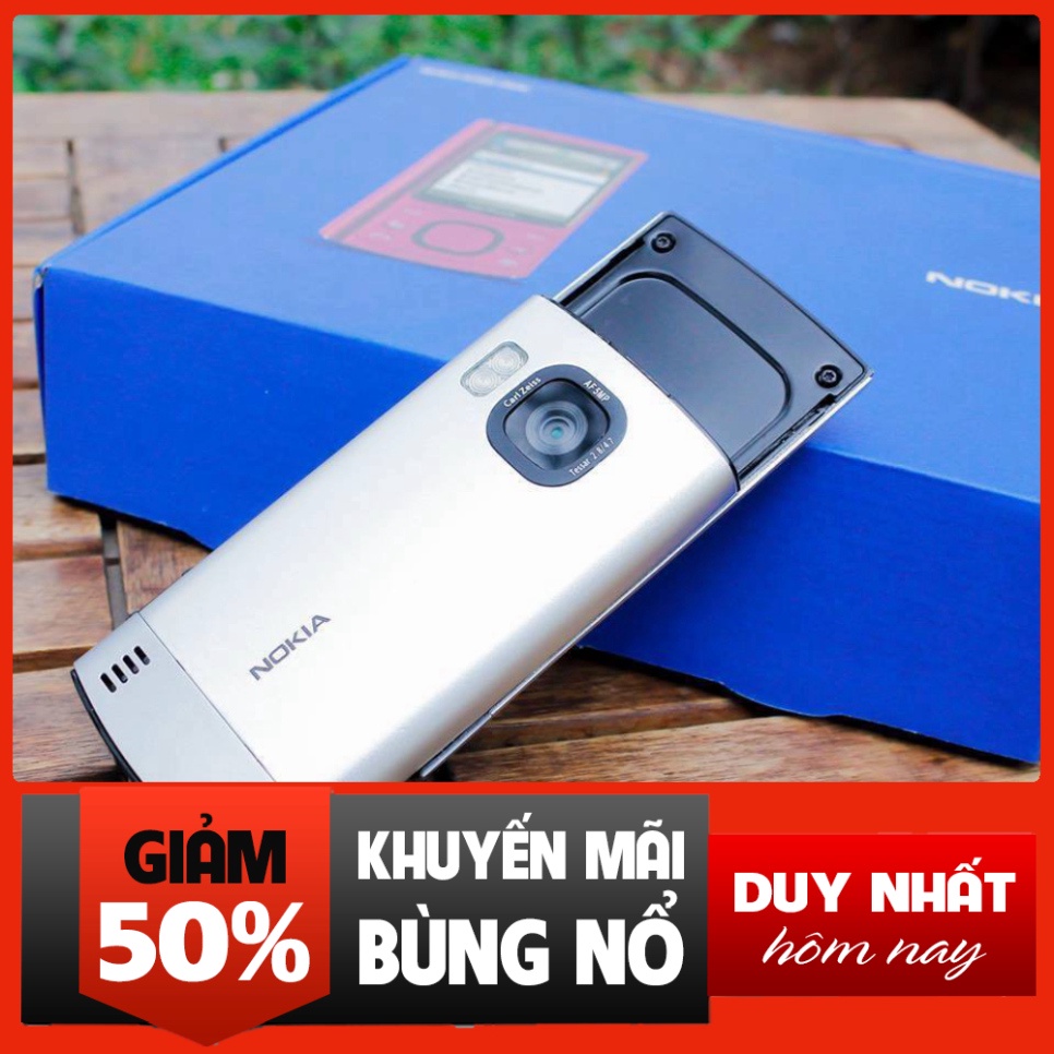 HÀNG CHUẨN GIÁ RẺ Điện Thoại Nokia 6700S Nắp Trượt Chính Hãng Mỏng Vỏ Nhôm Nhẹ HÀNG CHUẨN GIÁ RẺ