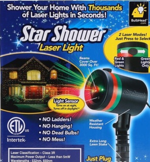 ĐÈN LED CHIẾU TRANG TRÍ LASER MINI STAR SHOWER
