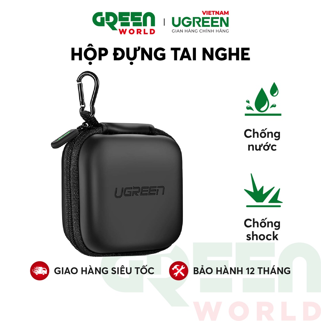 Hộp đựng tai nghe thẻ nhớ cáp USB chống sốc chống nước UGREEN 40816