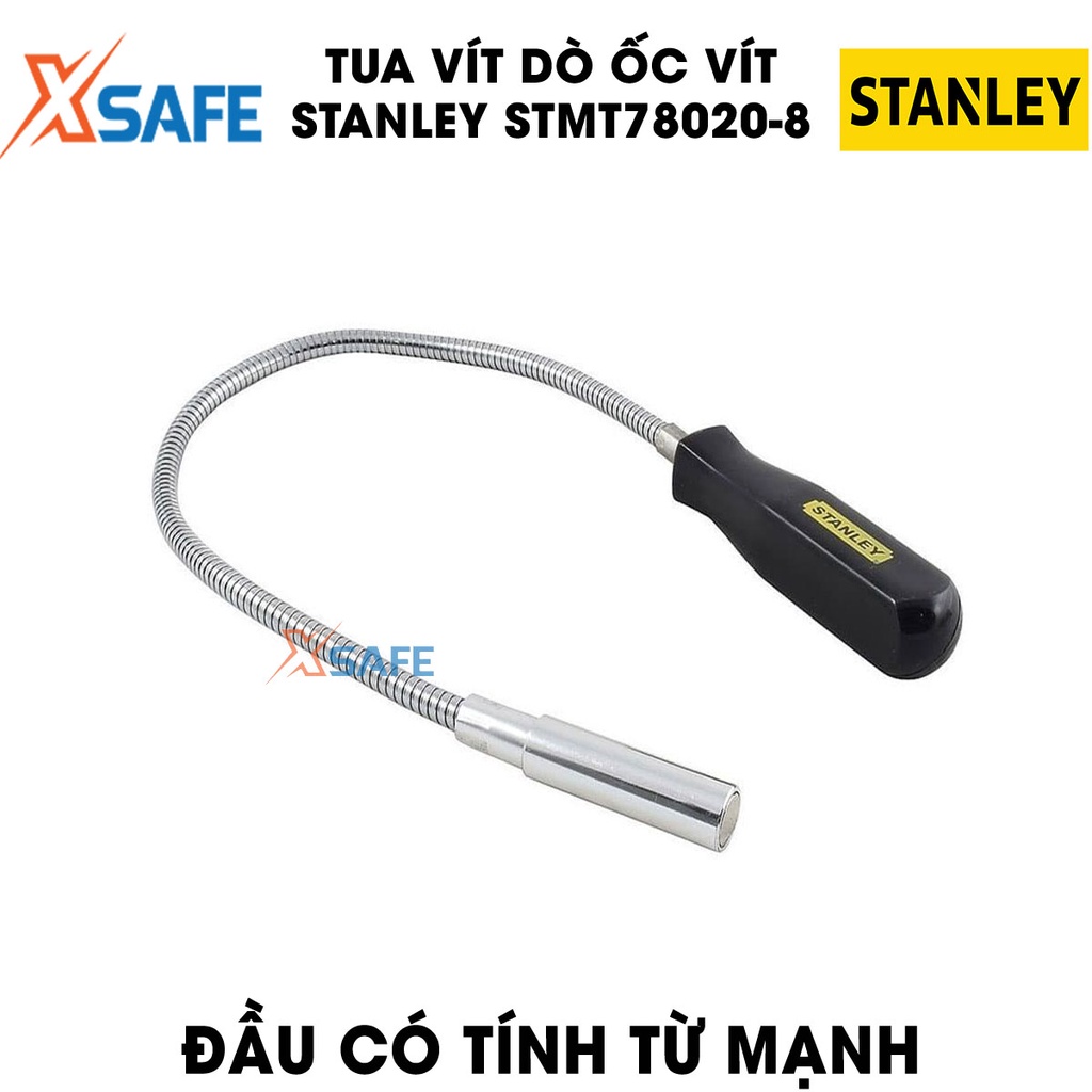 Tua vít từ dò ốc vít STANLEY STMT78020-8 500mm Tuốc nơ vít đầu hút có từ tính mạnh, nhỏ gọn, không gỉ sét - XSAFE