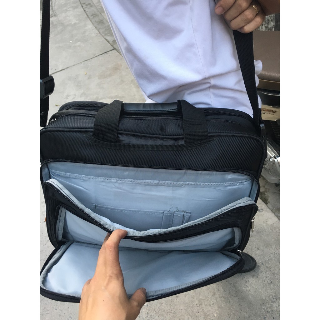 40x30cm Cặp Đa Năng - Vải siêu dày vách ngăn 3 lớp Loại Lớn Đi Học Đi Làm Nam Nữ Cao Cấp Giá Rẻ - DH01 | BigBuy360 - bigbuy360.vn