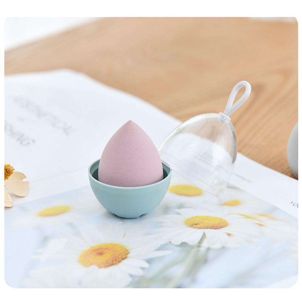 MIH Hộp Đựng Mút Trang Điểm Hình Quả Trứng Bằng Nhựa Chống Ẩm Mốc Tiện Dụng Ốp