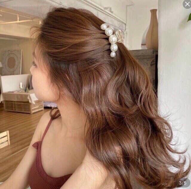 Set Cặp Tóc 5 Chi Tiết, Cặp Càng Cua,Dây Buộc Tóc