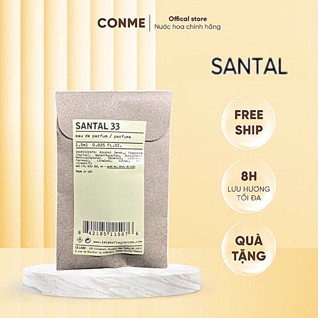 Nước hoa Le labo 1.5ml dạng xịt chính hãng thơm lâu . Nước hoa nữ mai69.hanoi thơm cực lâu thơm rất lâu