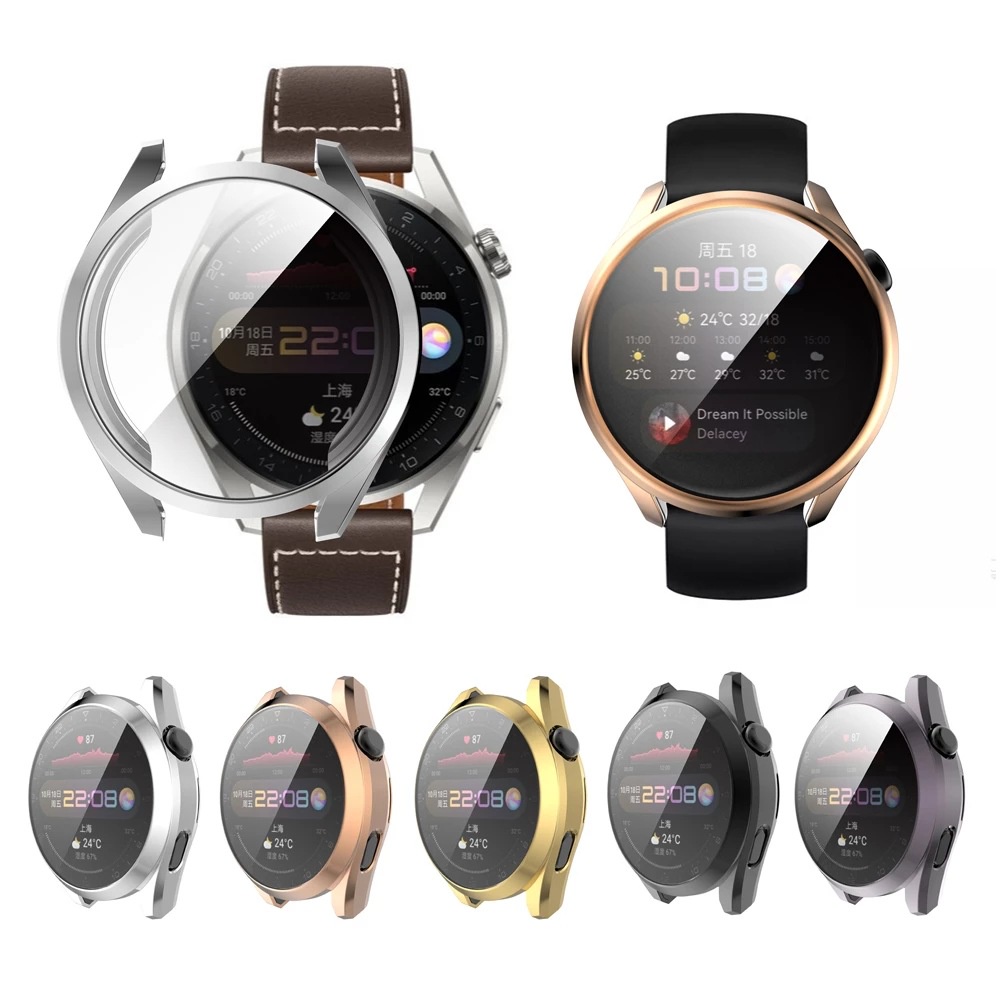 Ốp bảo vệ bằng tpu mềm siêu mỏng thích hợp cho huawei watch 3 pro 48mm huawei watch 3 46mm