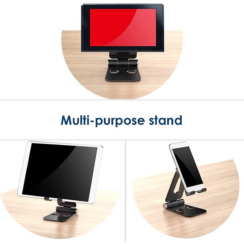 [HOTCASE]Giá đỡ hợp kim nhôm đa năng cho điện thoại Aluminum Dual Foldable Stand Holder