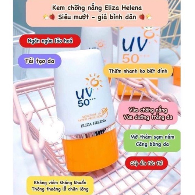 Kem Chống Nắng Eliza Helena UV 50 +++ Thái Lan - Hàng Nhập Khẩu