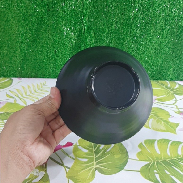 Tô nhựa melamine X16,17,18 màu nhám đen, nhà hàng sang trọng - Cao Cấp