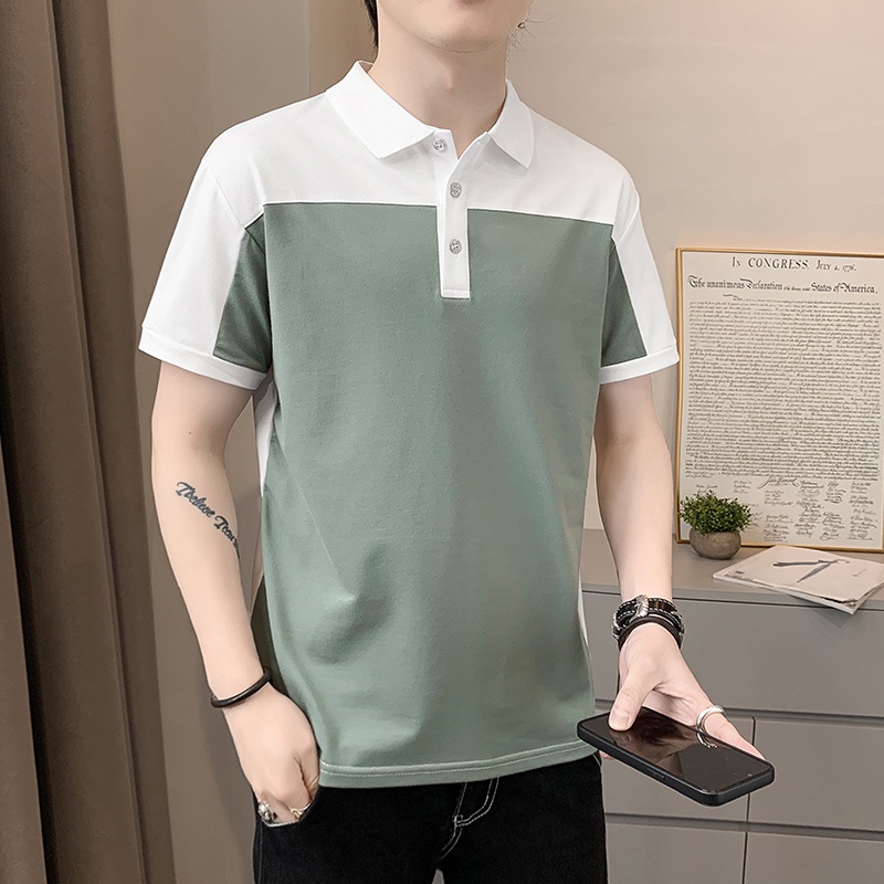 Áo Thun POLO Tay Ngắn Thời Trang Mùa Hè Sành Điệu Cho Nam áo polo t shirt nam áo phông