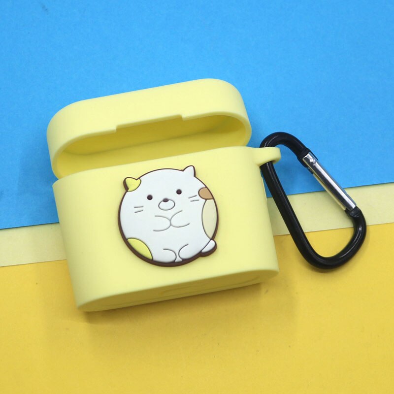 Vỏ bảo vệ hộp sạc tai nghe TWS bluetooth Xiaomi Air 2 Pro kèm móc gài