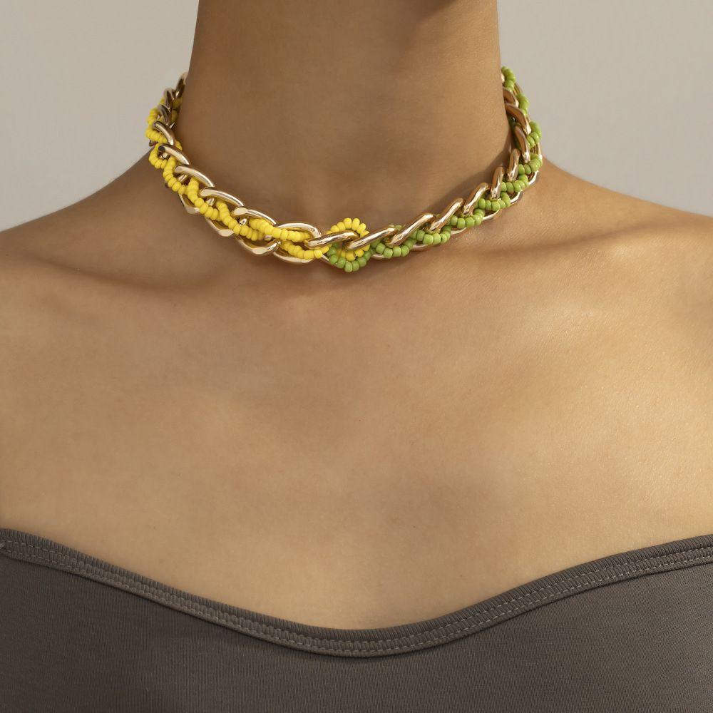 AROMA Vòng cổ Nhiều Lớp Thời Trang Cá Tính Cho Nữ