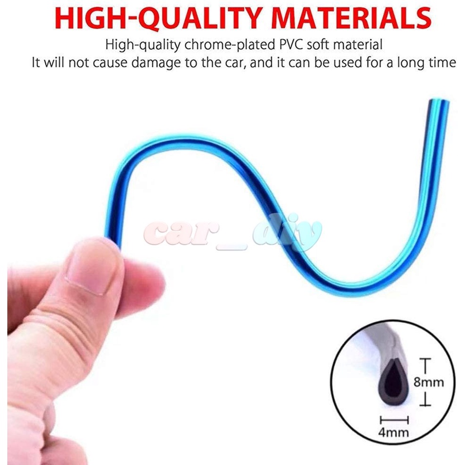 Set 10 Dải 20cm Hình Chữ U Dùng Để Trang Trí Máy Điều Hòa Xe Ô Tô