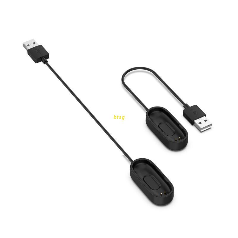 btsg 20/100cm Replacement USB Charging Dock Cable For Xiaomi Mi Band 4 Cord Charger Power Adapter