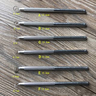 Bộ 6 Dụng Cụ Điêu Khắc Đất Sét Mới