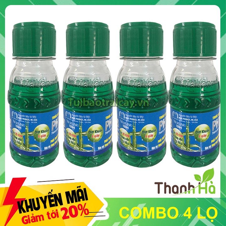 4lọ Thuốc Physan 20SL trị vàng lá, thối nhũn cho lan - T103.3