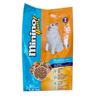 Hạt thức ăn cho mèo Minino 1,5kg vị hải sản
