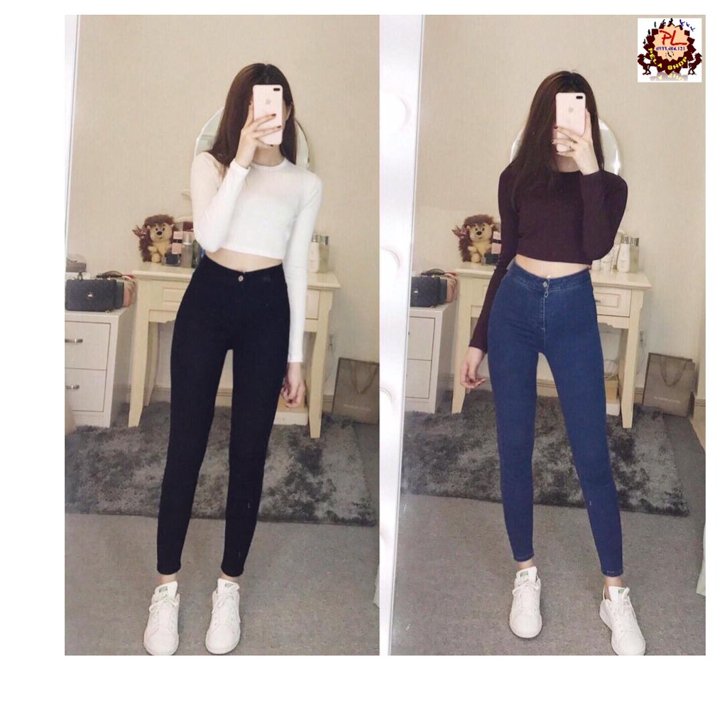 QUẦN JEAN NỮ LƯNG CAO FOME ÔM SIÊU GIÃN ( NHIỀU MÀU )21F1