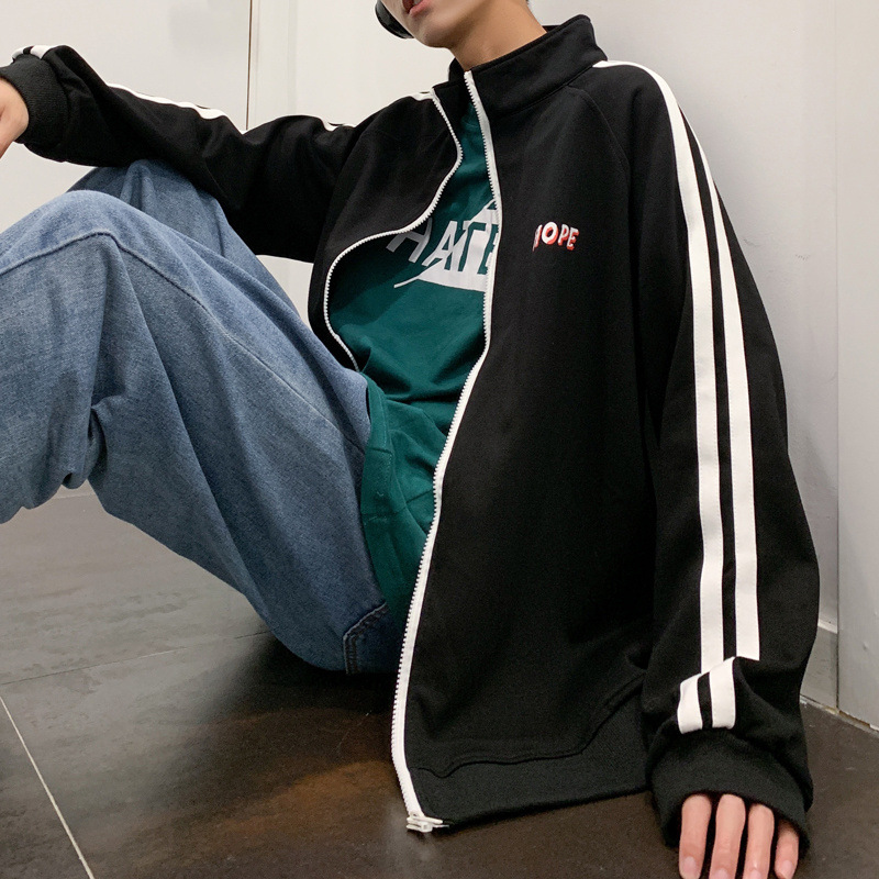 Áo sweater kiểu bóng chày cá tính năng động phong cách thể thao | BigBuy360 - bigbuy360.vn