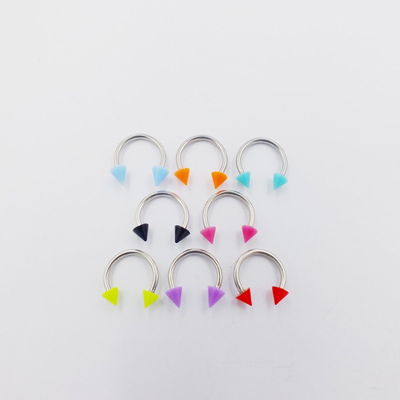 Set 8 Khuyên Mũi Nhiều Màu Sắc Cá Tính