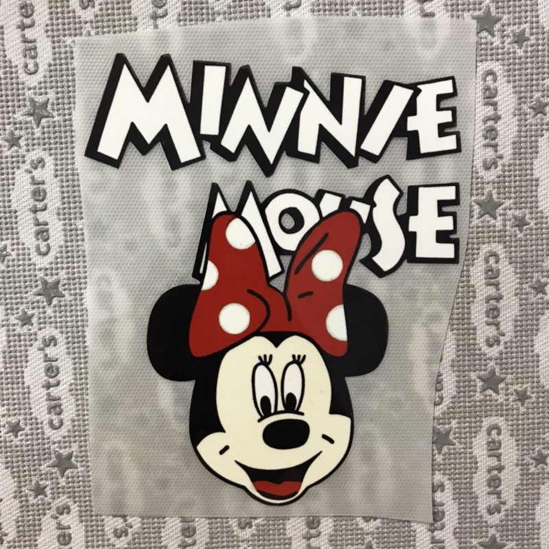 Hình dán nhiệt đủ size - Minnie Mouse
