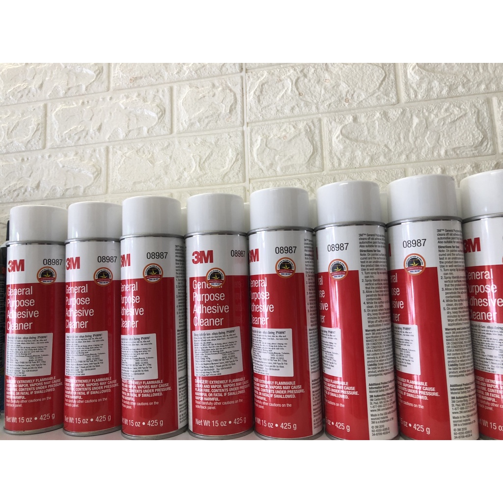 Chai xịt tẩy keo, tẩy nhựa đường 3M 08987 General Purpose Adhesive Cleaner Chính hãng tại Hà Nội