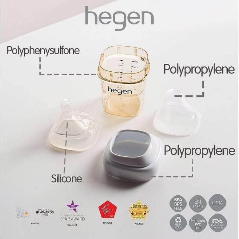 BÌNH SỮA CAO CẤP HEGEN (60ML/150ML/240ML/330ML)/ Núm ti thay thế bình hegen size S/M/L