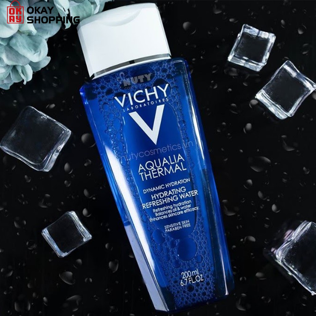 Nước hoa hồng thải độc tố làm mềm da Vichy aqualia thermal hydrating refresing water 200ml | WebRaoVat - webraovat.net.vn