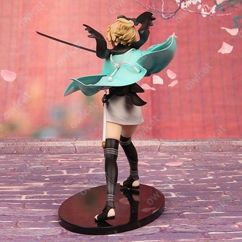 Mô Hình Nhân Vật Fgo Okita Soji  20cm Figure Servant Sakura Saber Noble Phantasm Three-Stage Thrust SSR 5 Stars Fate Grand Order Packed in Box Model Okita Souji