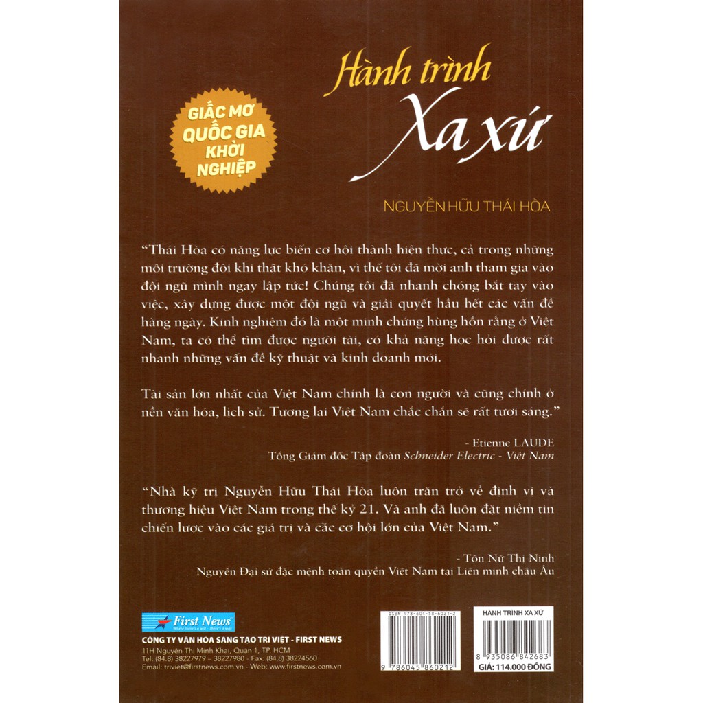 Sách - Hành Trình Xa Xứ - Giấc Mơ Quốc Gia Khởi Nghiệp | BigBuy360 - bigbuy360.vn