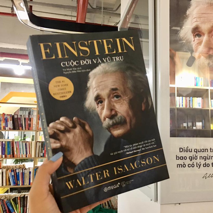 Sách - Einstein cuộc đời và vũ trụ 289k Tặng Kèm Bookmark